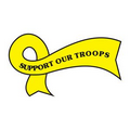 Support Our Troops Outdoor & Ribbon Magnet (Horizontal)